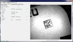 FIGURE 5. 800 µm microcodes marked on-the-fly on a copper substrate for application in the medical field, where Grade A marking quality is a requirement. FIGURE 5. 800 µm microcodes marked on-the-fly on a copper substrate for application in the medical field, where Grade A marking quality is a requirement.