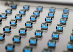 FIGURE 2. Closeup of metaoptical lenses from NIL Technology. FIGURE 2. Closeup of metaoptical lenses from NIL Technology.