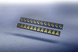 FIGURE 1. VCSEL arrays above 940 nm like this one from TRUMPF can operate across a broader temperature range and improve robustness and service life in NIR applications like facial recognition on consumer devices. FIGURE 1. VCSEL arrays above 940 nm like this one from TRUMPF can operate across a broader temperature range and improve robustness and service life in NIR applications like facial recognition on consumer devices.