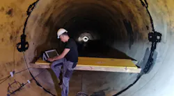 Installation of optical sensors with HBK FiberSensing’s portable interrogator.
