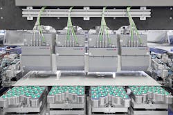 FIGURE 2. Four scan units, high-precision substrate handling, and advanced control technology are the ingredients for high-performance functionalization and processing of thin layers both from glass- and film-side and substrates with inlet widths of up to 1200 mm. FIGURE 2. Four scan units, high-precision substrate handling, and advanced control technology are the ingredients for high-performance functionalization and processing of thin layers both from glass- and film-side and substrates with inlet widths of up to 1200 mm.