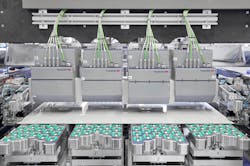 FIGURE 2. Four scan units, high-precision substrate handling, and advanced control technology are the ingredients for high-performance functionalization and processing of thin layers both from glass- and film-side and substrates with inlet widths of up to 1200 mm. FIGURE 2. Four scan units, high-precision substrate handling, and advanced control technology are the ingredients for high-performance functionalization and processing of thin layers both from glass- and film-side and substrates with inlet widths of up to 1200 mm.