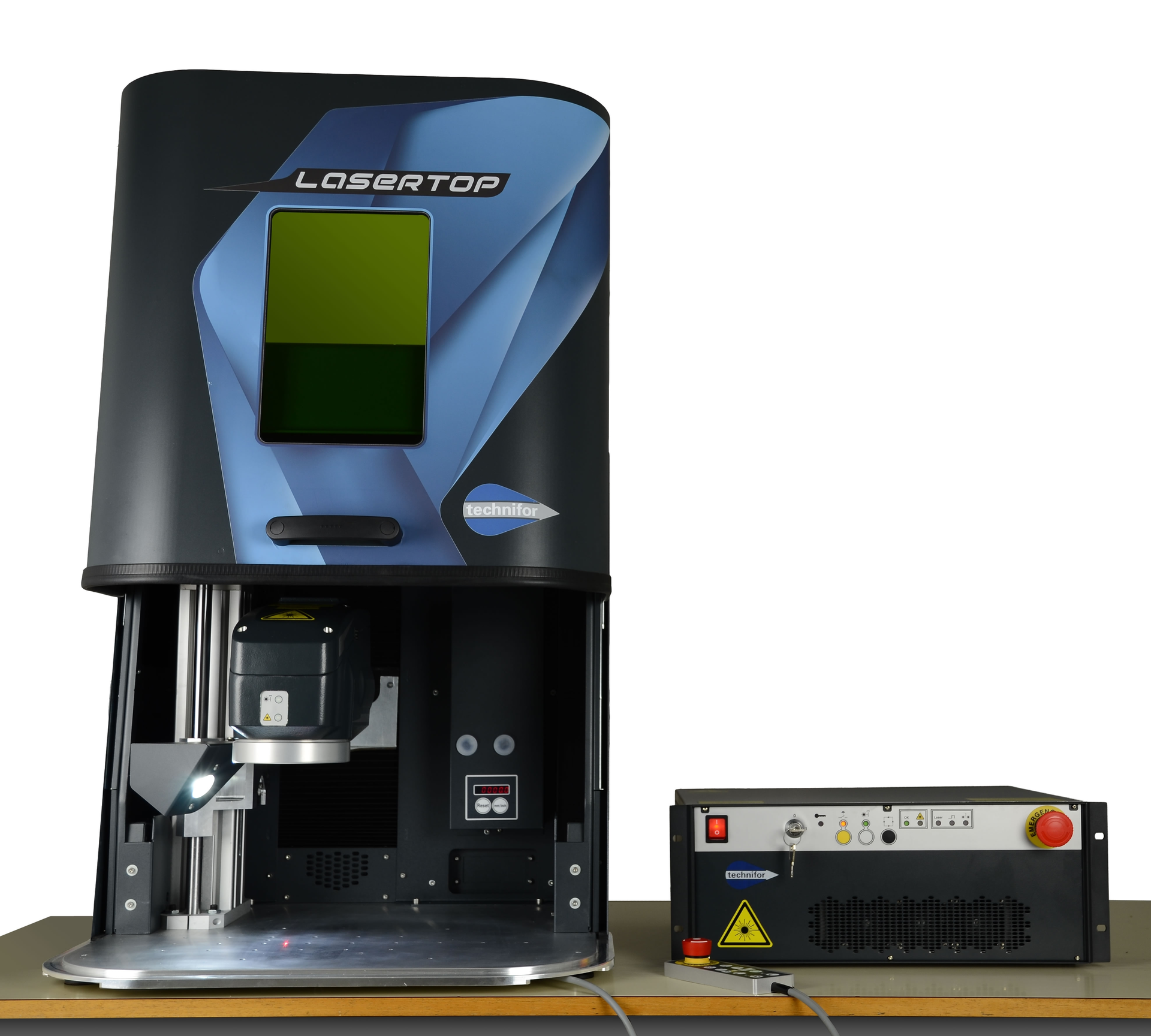 Benchtop enclosure from Technifor has an embedded light Laser Focus World