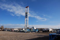 A portable oil-drilling setup includes a 20 kW fiber laser and a low-loss fiber-optic cable. The high-power 1070 nm light is delivered down the well where it fractures rock, allowing a low-power mechanical drill to remove the rock. The process potentially cuts the required power for drilling by nearly 90%. A portable oil-drilling setup includes a 20 kW fiber laser and a low-loss fiber-optic cable. The high-power 1070 nm light is delivered down the well where it fractures rock, allowing a low-power mechanical drill to remove the rock. The process potentially cuts the required power for drilling by nearly 90%.