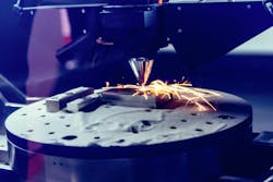 FIGURE 2. Laser-based additive manufacturing systems require precise output powers and focused spot sizes at the process to consistently produce quality parts. FIGURE 2. Laser-based additive manufacturing systems require precise output powers and focused spot sizes at the process to consistently produce quality parts.