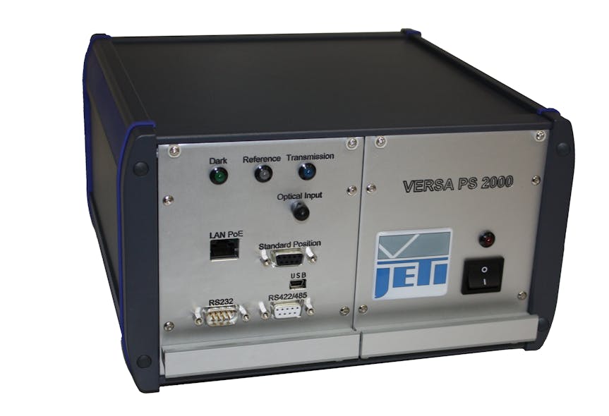 JETI's process spectrometer provides online control during production Laser Focus World