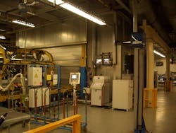 FIGURE 1. In new installations, diode lasers are typically located near the laser cell. FIGURE 1. In new installations, diode lasers are typically located near the laser cell.