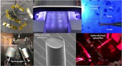 Using spider silk as an optical fiber, researchers are creating a sensor to detect blood glucose and other biochemical analytes in the body in real time. Using spider silk as an optical fiber, researchers are creating a sensor to detect blood glucose and other biochemical analytes in the body in real time.