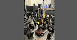 FIGURE 1. The employed 2 MHz repetition rate allows the researchers to generate broadband, red-shifted Stokes pulses that cover the whole fingerprint vibrational region using white-light supercontinuum generation in a bulk crystal. FIGURE 1. The employed 2 MHz repetition rate allows the researchers to generate broadband, red-shifted Stokes pulses that cover the whole fingerprint vibrational region using white-light supercontinuum generation in a bulk crystal.