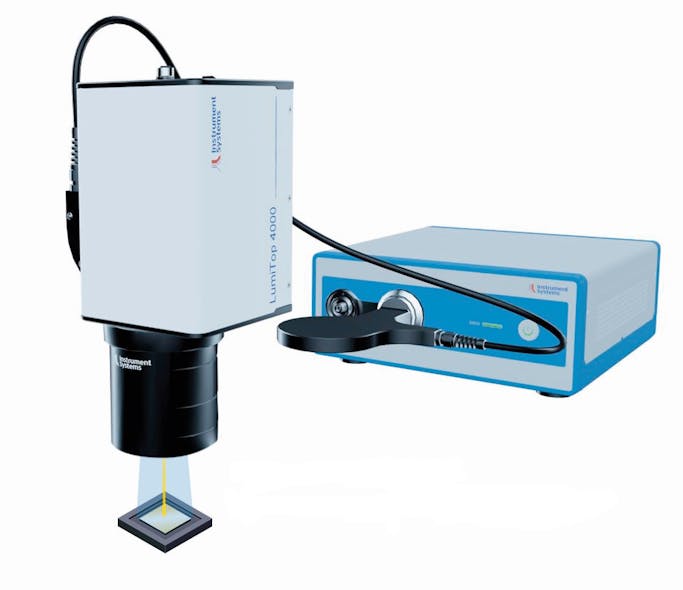 2D imaging colorimeter tests microLED arrays Laser Focus World