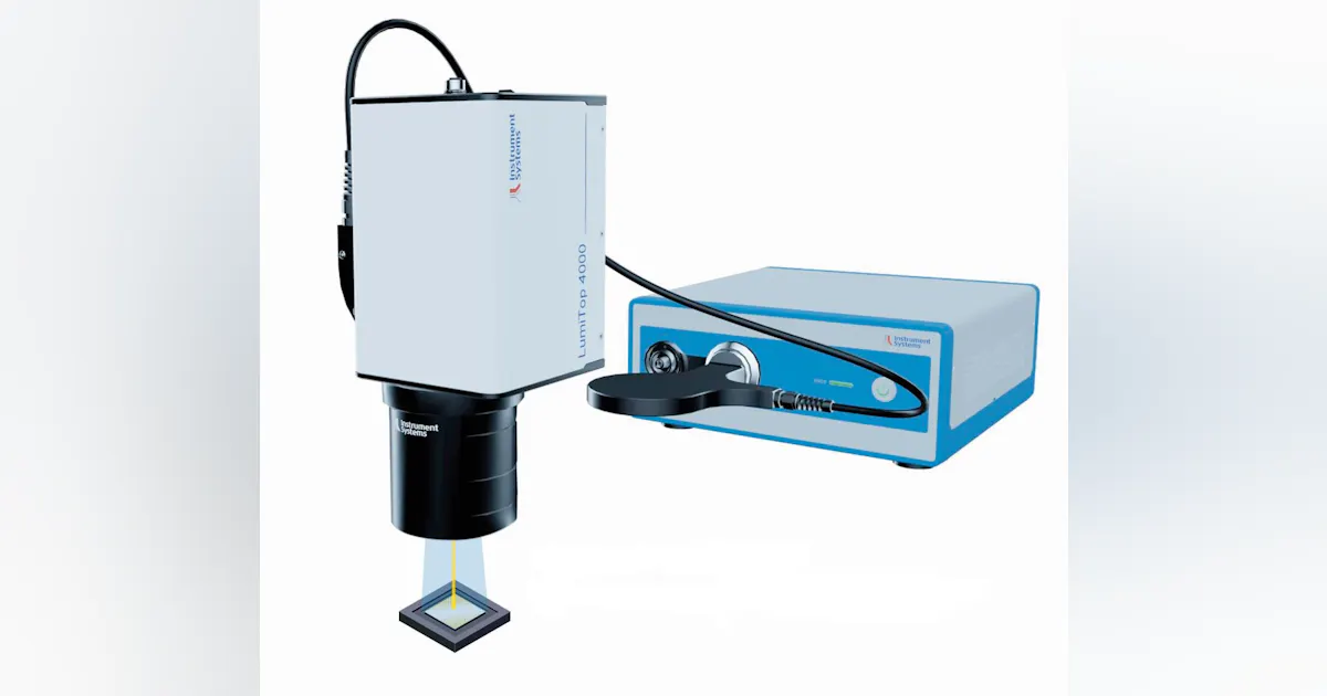 2D imaging colorimeter tests microLED arrays | Laser Focus World