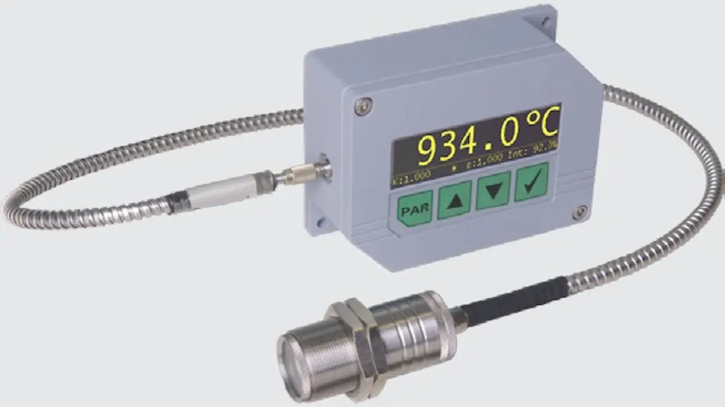 Pyrometer has use in industrial temperature measurement | Laser Focus World