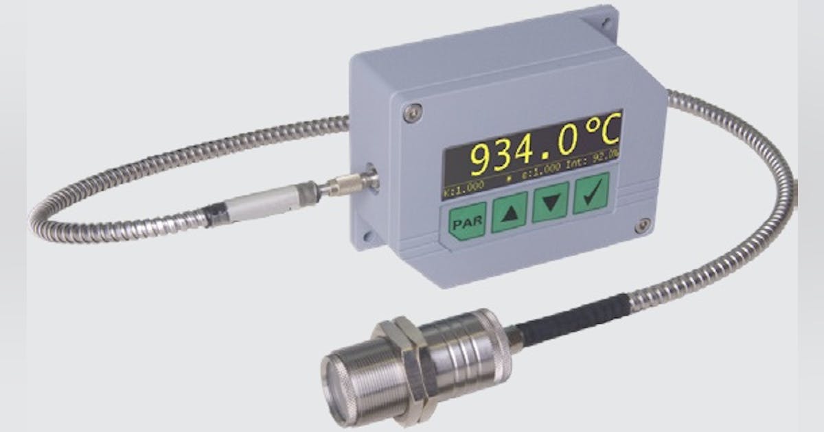 Pyrometer has use in industrial temperature measurement | Laser Focus World