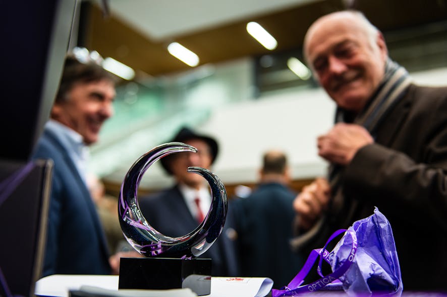 The Advocate of Optics award presented at an event hosted by the Institut d&rsquo;Optique Graduate School (IOGS) in France.