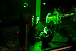 Part of an ultrafast laser system used for HHG. Part of an ultrafast laser system used for HHG.