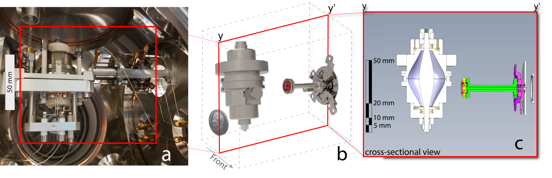 FIGURE 1. The miniaturized LDMS instrument leverages the Orbitrap mass analyzer to achieve ultra-high mass resolution and accuracy.