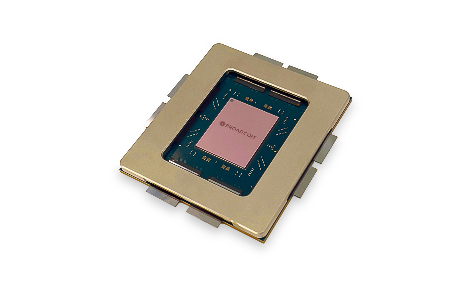 Broadcom&rsquo;s Bailly co-packaged optics (CPO) prototype system.