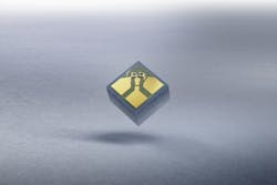 FIGURE 1. This VCSEL comes with an additional optical structure. A photodiode is part of the VCSEL that detects reflected light signals. FIGURE 1. This VCSEL comes with an additional optical structure. A photodiode is part of the VCSEL that detects reflected light signals.