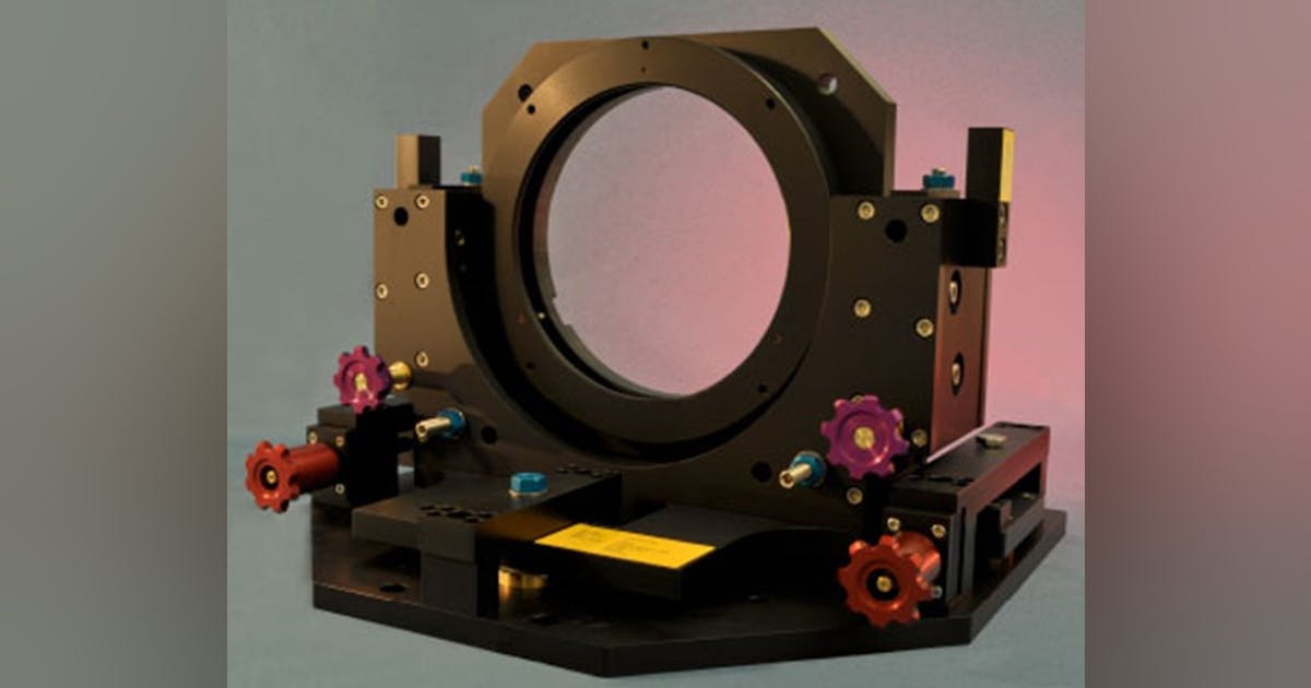 Optical mounts achieve two-axis angular alignment | Laser Focus World