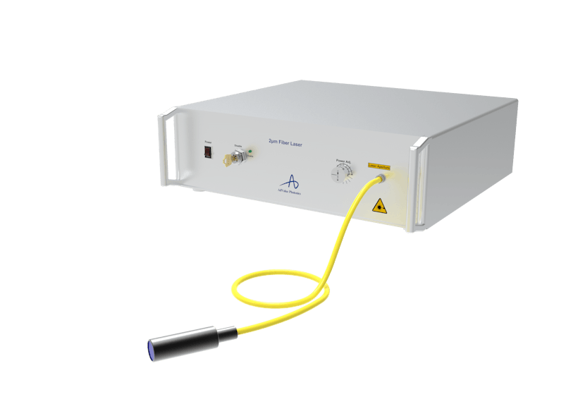 AdValue Photonics&apos; 2 &micro;m fiber laser.