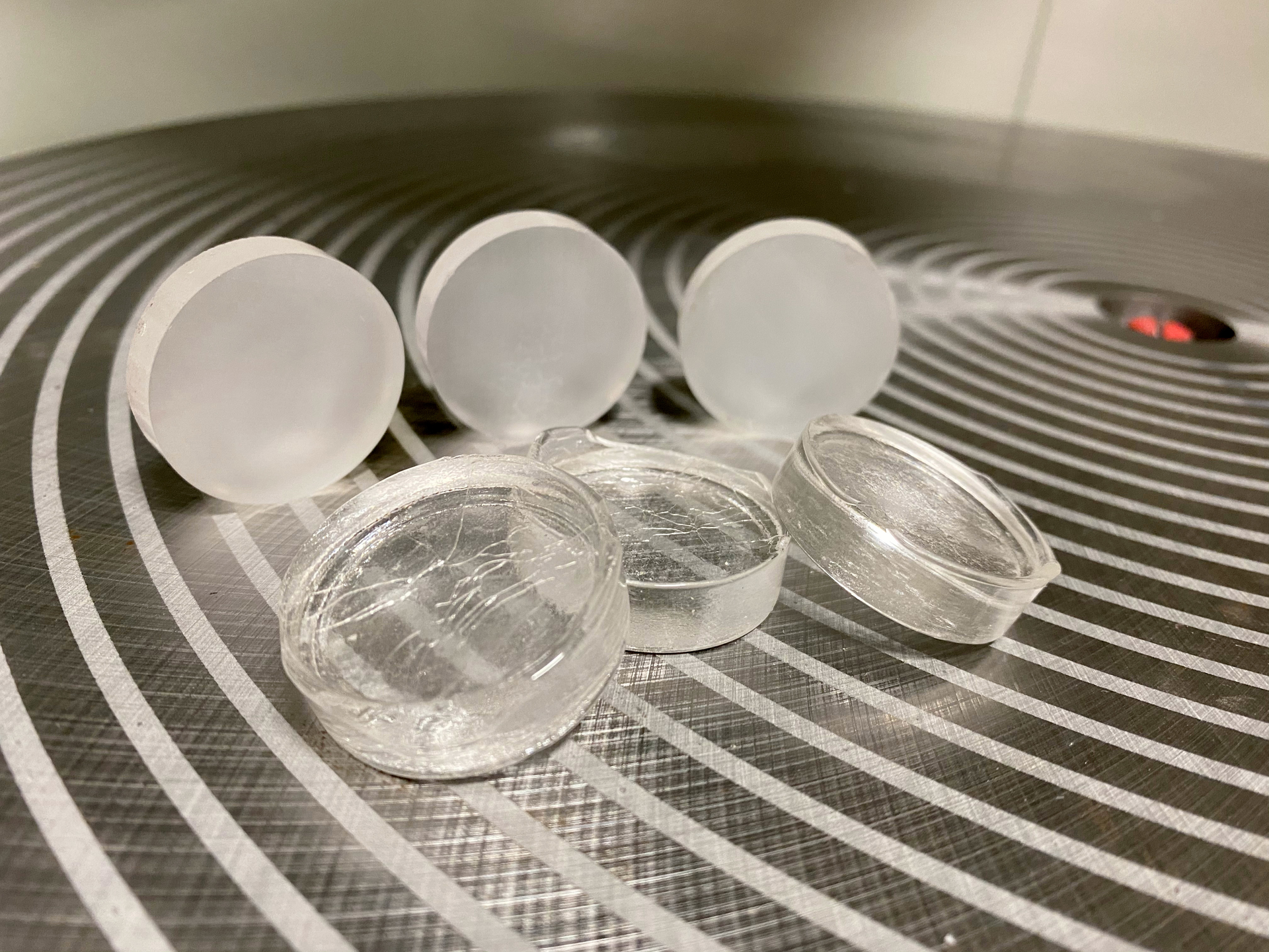 FIGURE 1. With motion control resolution of .0001 in. on the z-axis, the DCM Tech rotary surface grinder is accurate and repeatable.