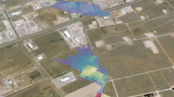 Methane Air Plume