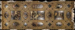 FIGURE 1. A ceiling at the Scuola Grande di San Rocco in Venice, Italy, featuring paintings by 16th century artist Jacopo Tintoretto. FIGURE 1. A ceiling at the Scuola Grande di San Rocco in Venice, Italy, featuring paintings by 16th century artist Jacopo Tintoretto.
