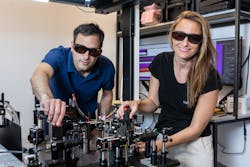 LightSolver’s cofounders Chene Tradonsky and Ruti Ben-Shlomi in the lab. LightSolver’s cofounders Chene Tradonsky and Ruti Ben-Shlomi in the lab.