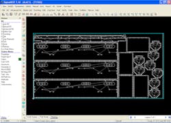 FIGURE 2. Punch nest produced by SigmaNEST. FIGURE 2. Punch nest produced by SigmaNEST.