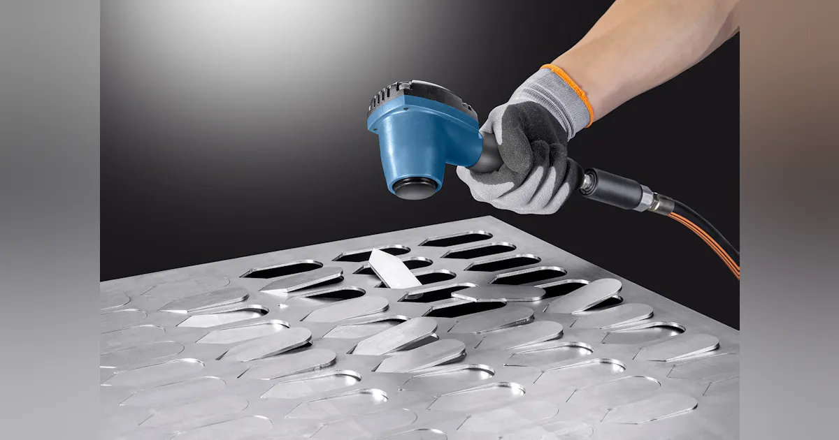 Laser-cut part separator is pneumatically powered | Laser Focus World