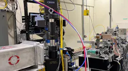 Image of Sydor Mixed-Mode Pixel Array Detector (MM-PAD) in use at the Cornell High Energy Synchrotron Source (CHESS)