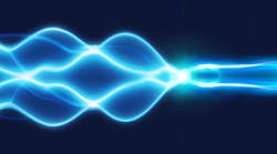 Illustration of the anomalous photon bunching effect&mdash;all photons coalesce into two output beams with an excessive probability. (Image credit: Ursula Cardenas Mamani)