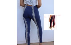 FIGURE 1. Smart pants integrated with 30 polymer optical fiber sensors in each leg (inset) can noninvasively track a person’s movements and specifically identify the activities. FIGURE 1. Smart pants integrated with 30 polymer optical fiber sensors in each leg (inset) can noninvasively track a person’s movements and specifically identify the activities.