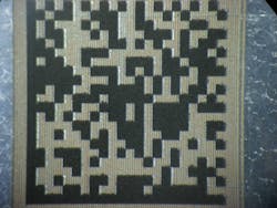 FIGURE 3. Unique ID codes are used for permanent traceability marks. FIGURE 3. Unique ID codes are used for permanent traceability marks.