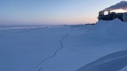 FIGURE 1. Along 37.4 km of the fiber optic cable, the researchers observed abrupt changes up to about 10 km that occurred in less than 24 hours. FIGURE 1. Along 37.4 km of the fiber optic cable, the researchers observed abrupt changes up to about 10 km that occurred in less than 24 hours.