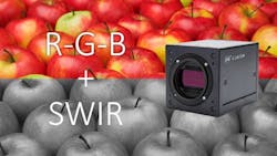 FIGURE 6. SWIR camera from JAI simultaneously captures RGB and SWIR image data.