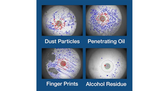Microscopic dust, oils, or other contaminants on fiber ends or along the cable length can severely degrade performance.