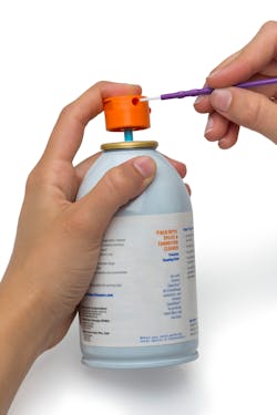 FIGURE 2. High-purity, optical-grade cleaning fluids prevent residue. FIGURE 2. High-purity, optical-grade cleaning fluids prevent residue.