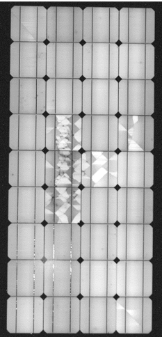 FIGURE 2. The C-RED 3 SWIR camera in the LIPI drone system enables high-resolution images that show microcracks and faults before they become critical to energy production. FIGURE 2. The C-RED 3 SWIR camera in the LIPI drone system enables high-resolution images that show microcracks and faults before they become critical to energy production.