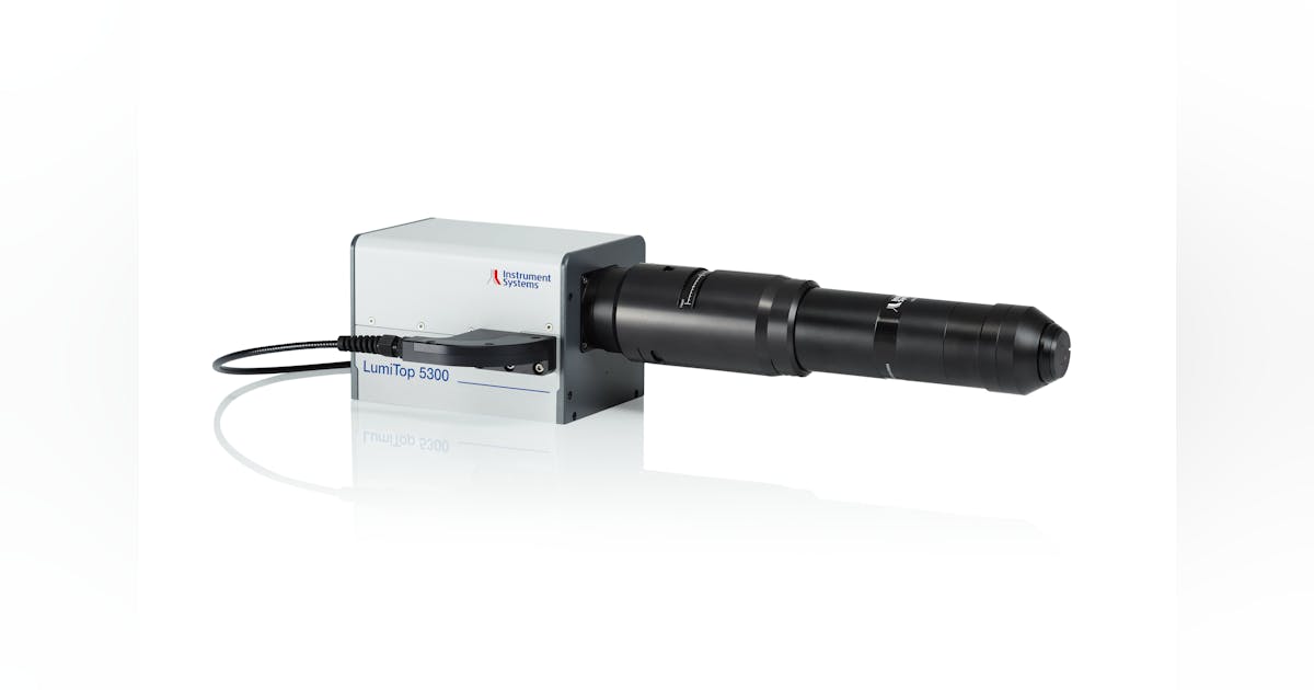Luminance and color measurement camera features a straight lens | Laser ...