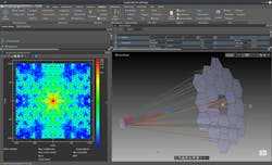 The James Webb Space Telescope (JWST) simulated in Quadoa. The James Webb Space Telescope (JWST) simulated in Quadoa.