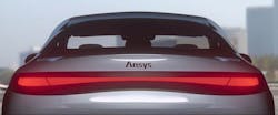 Ansys Optics’ micro-optics rear lamp design. Ansys Optics’ micro-optics rear lamp design.