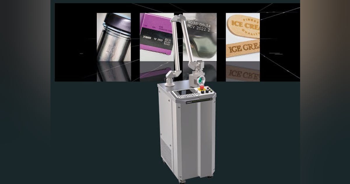 Laser marking system incorporates beam delivery, cooling, and control