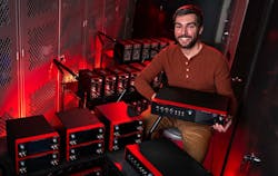 FIGURE 2. Frequency combs and controls ready to ship out. FIGURE 2. Frequency combs and controls ready to ship out.