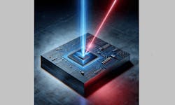 FIGURE 1. Artistic image of the team’s inspection tool for ultrafast electronics with femtosecond electron beams. FIGURE 1. Artistic image of the team’s inspection tool for ultrafast electronics with femtosecond electron beams.