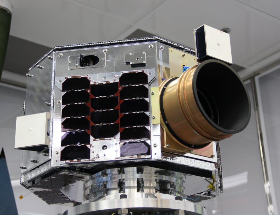 FIGURE 4. The NEMO-HD microsatellite for Earth monitoring and observation.