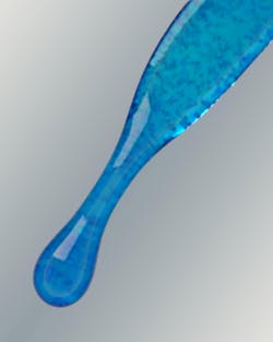 FIGURE 2. A droplet of the team&rsquo;s metafluid.