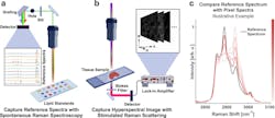The PRM-SRS setup incorporates a Penalized Reference Matching algorithm and stimulated Raman scattering microscopy. The PRM-SRS setup incorporates a Penalized Reference Matching algorithm and stimulated Raman scattering microscopy.