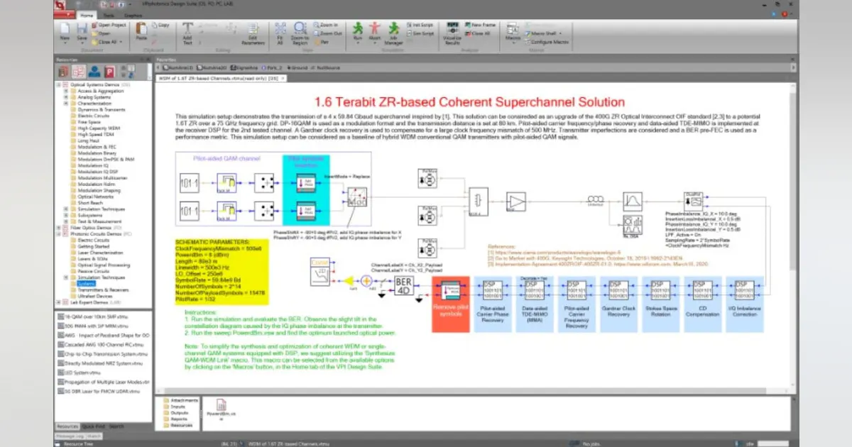 Optical design software provides access to more than 900 simulation ...