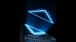 Artistic rendering of the researchers’ photonic topological insulator.
